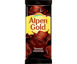 Шоколад "Alpen Gold" 85г, темный