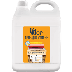 Гель для стирки Vilor 5 л для Цветных тканей