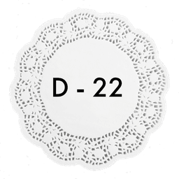Ажурные салфетки D-22 см (250 шт.упак)