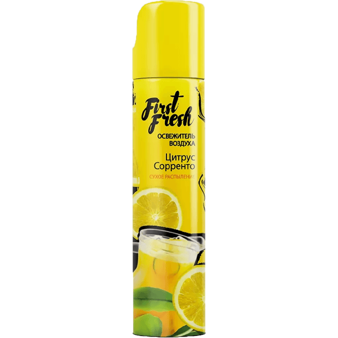 Освежитель воздуха 300 мл "First Fresh", Цитрус сорренто (Сухое распыление)