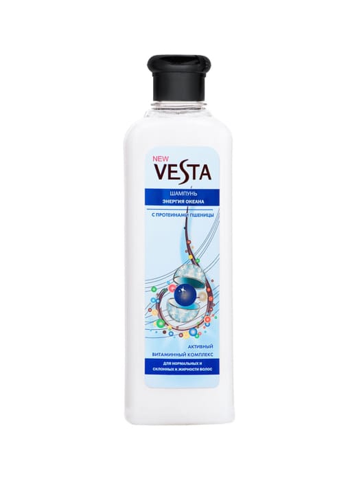 Шампунь 460 мл "Vesta" с витаминным комплексом, Придание объёма/Женский