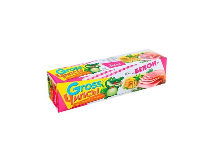 Чипсы "Gross" 80 г, Бекон Чипсы "Gross" 80 г, Бекон
