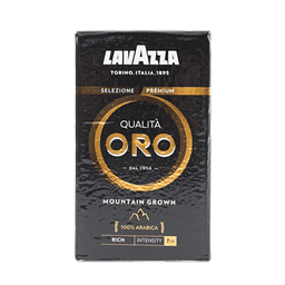 Кофе молотый 250 гр "Lavazza" Oro Черная уп, вакуумная уп, арабика Кофе молотый 250 гр "Lavazza" Oro Черная уп, вакуумная уп, арабика