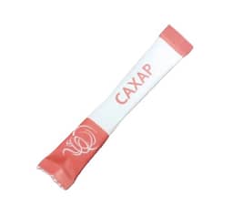 Сахар в стике 5г/10кг (2000 шт.кор), Красный Сахар в стике 5г/10кг (2000 шт.кор), Красный